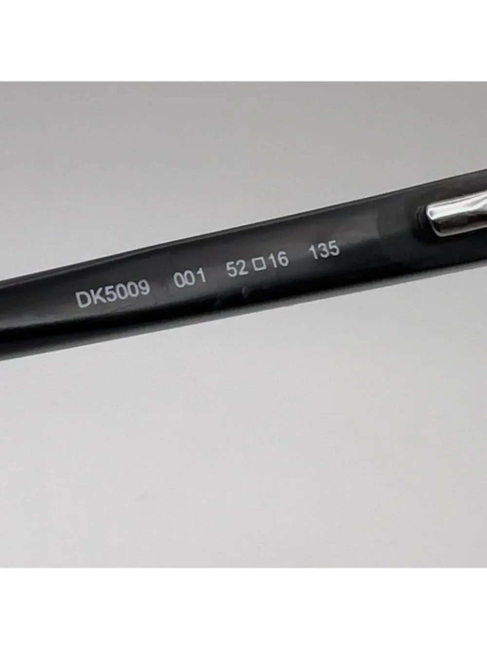 DKNY DK5009 001 Eyeglass Frames Full Rim Horn Cat Eye Rectangle Black 52-16-135